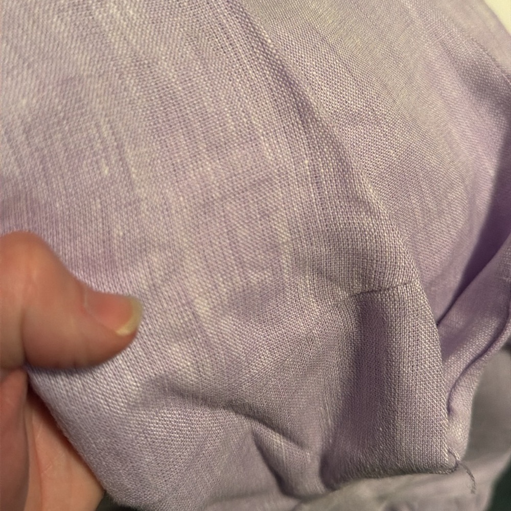 NWT - Alice Walk - The Linen Ruffle Dress - S - Picture 4 of 5
